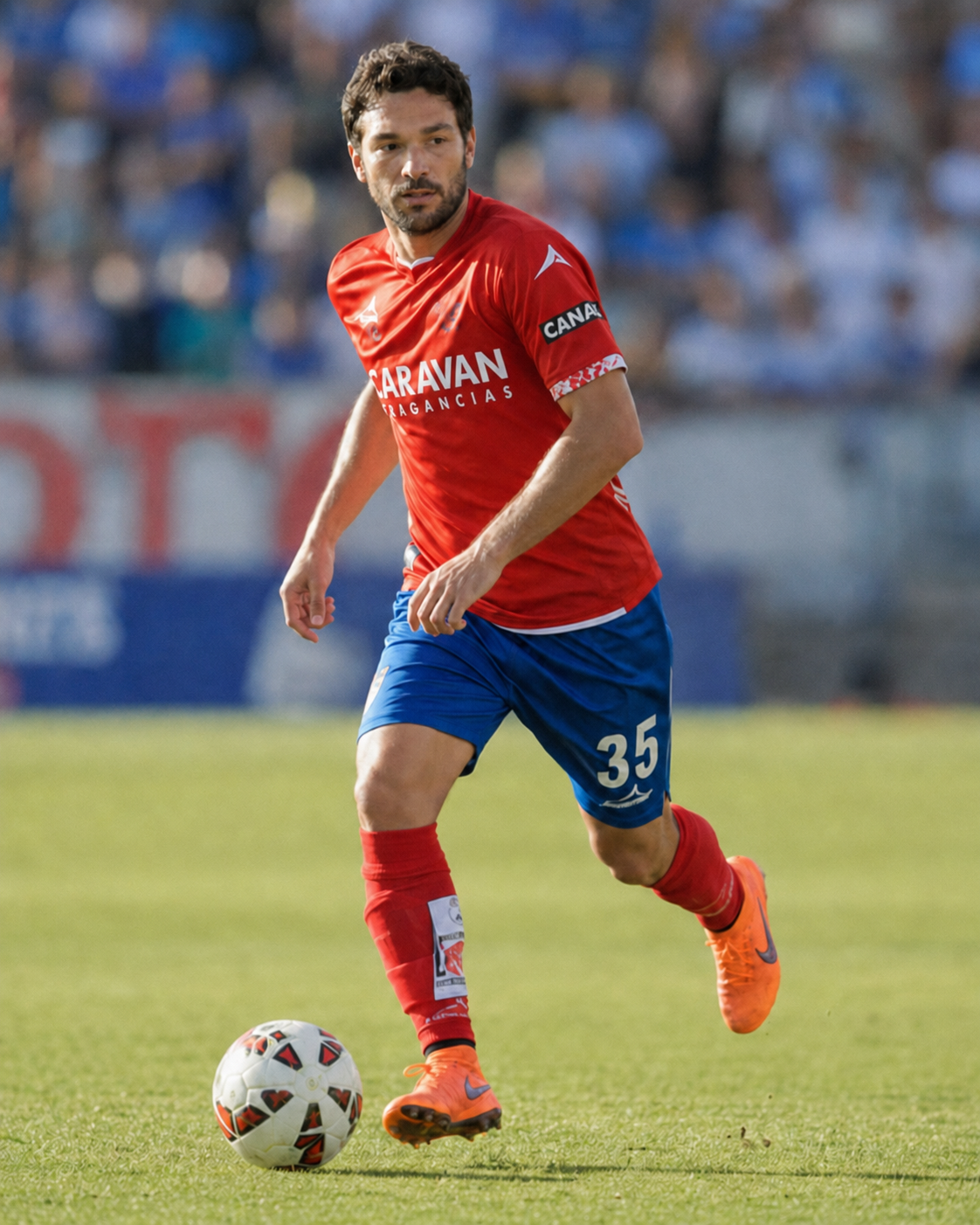 Recreación IA de Diego Suárez con el Real Zaragoza