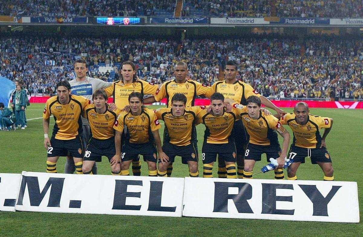Once inicial del Real Zaragoza en la final de la Copa del Rey de 2006.