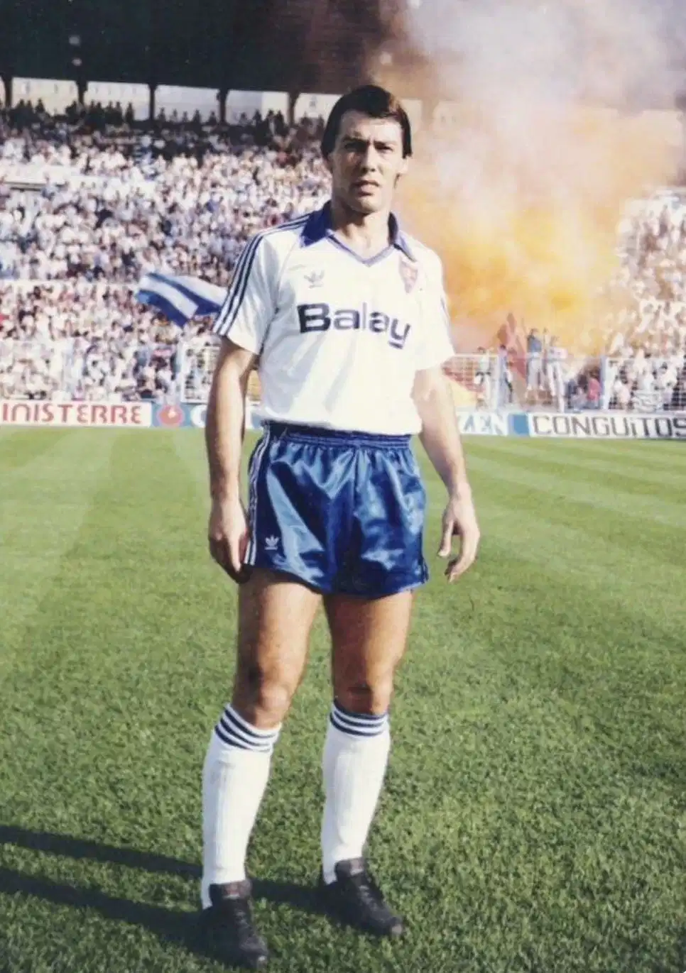 José Mejías en La Romareda