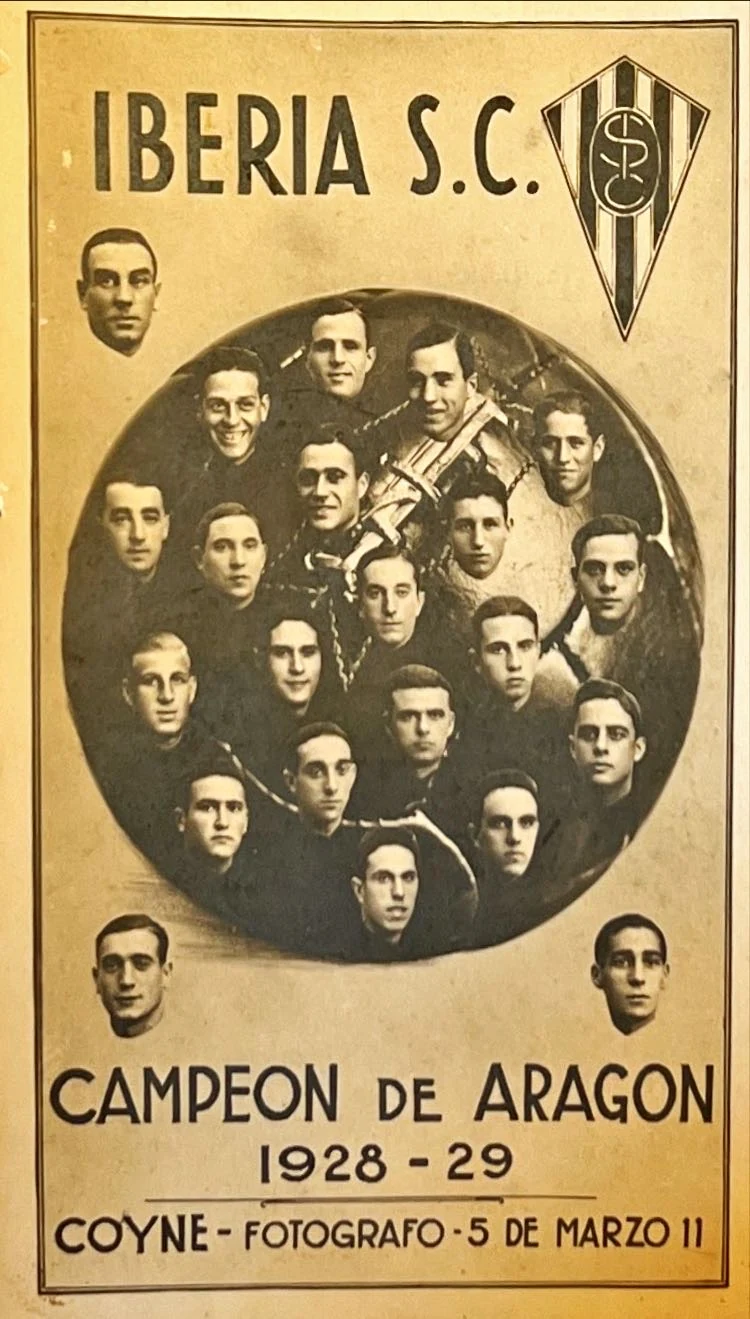 Cartel del Iberia · temporada 1928/29