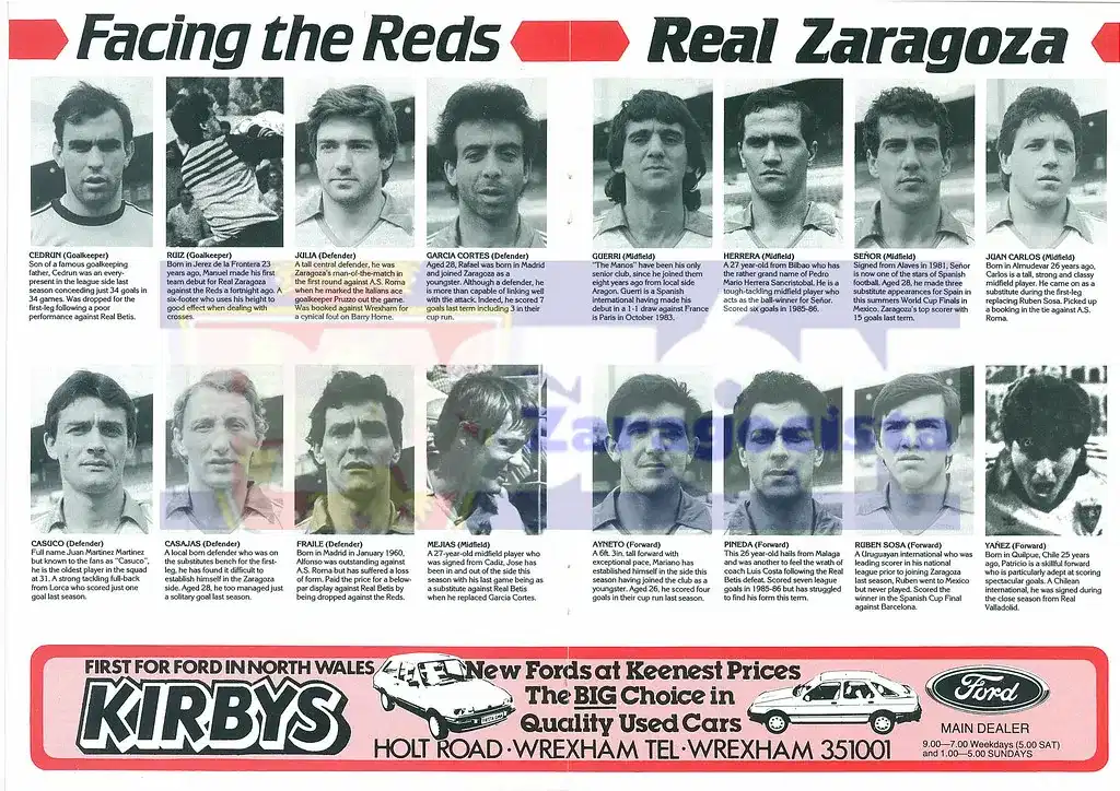 Wrexham AFC – Real Zaragoza · página 16