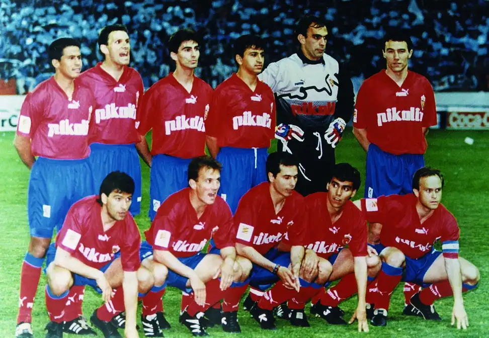El equipo que conquistó la Copa del Rey de 1994.