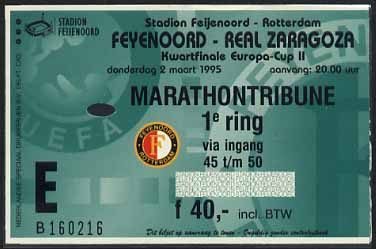 Feyenoord - Zaragoza · Recopa 94-95