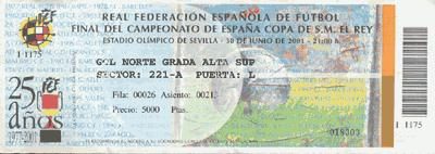 Final Copa 2001 · Zaragoza - Celta
