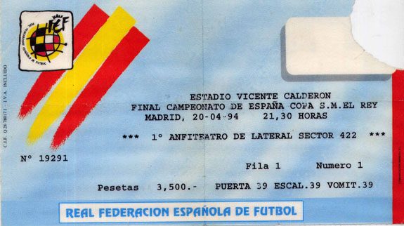 Final Copa 1994 · Celta - Zaragoza